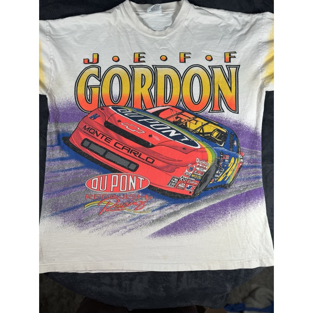 Vintage Jeff Gordon All Over Print Motorsport Tradition‎ Large T-shirt
